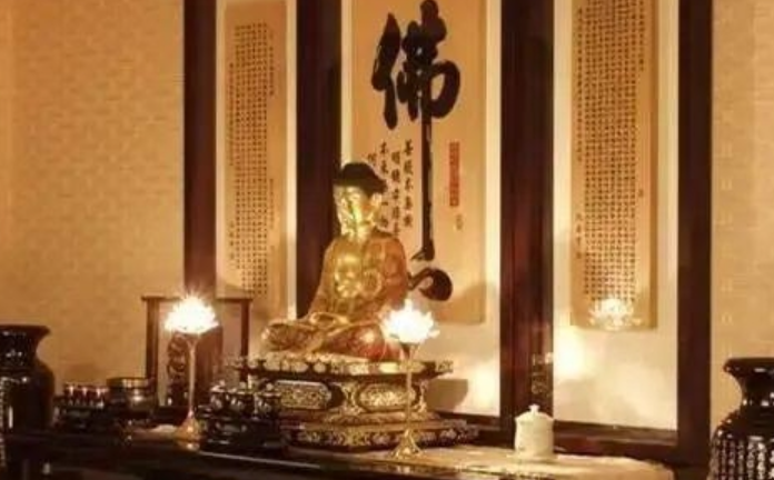在家不能供奉立像因为会去行化不会在家这说法对吗?